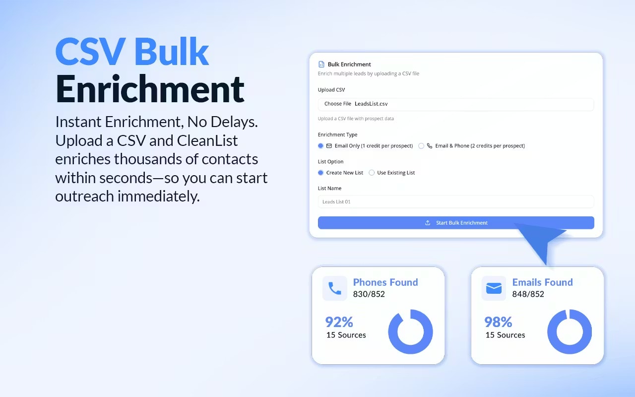 Cleanlist AI - Screenshot 5 showing product features and functionality