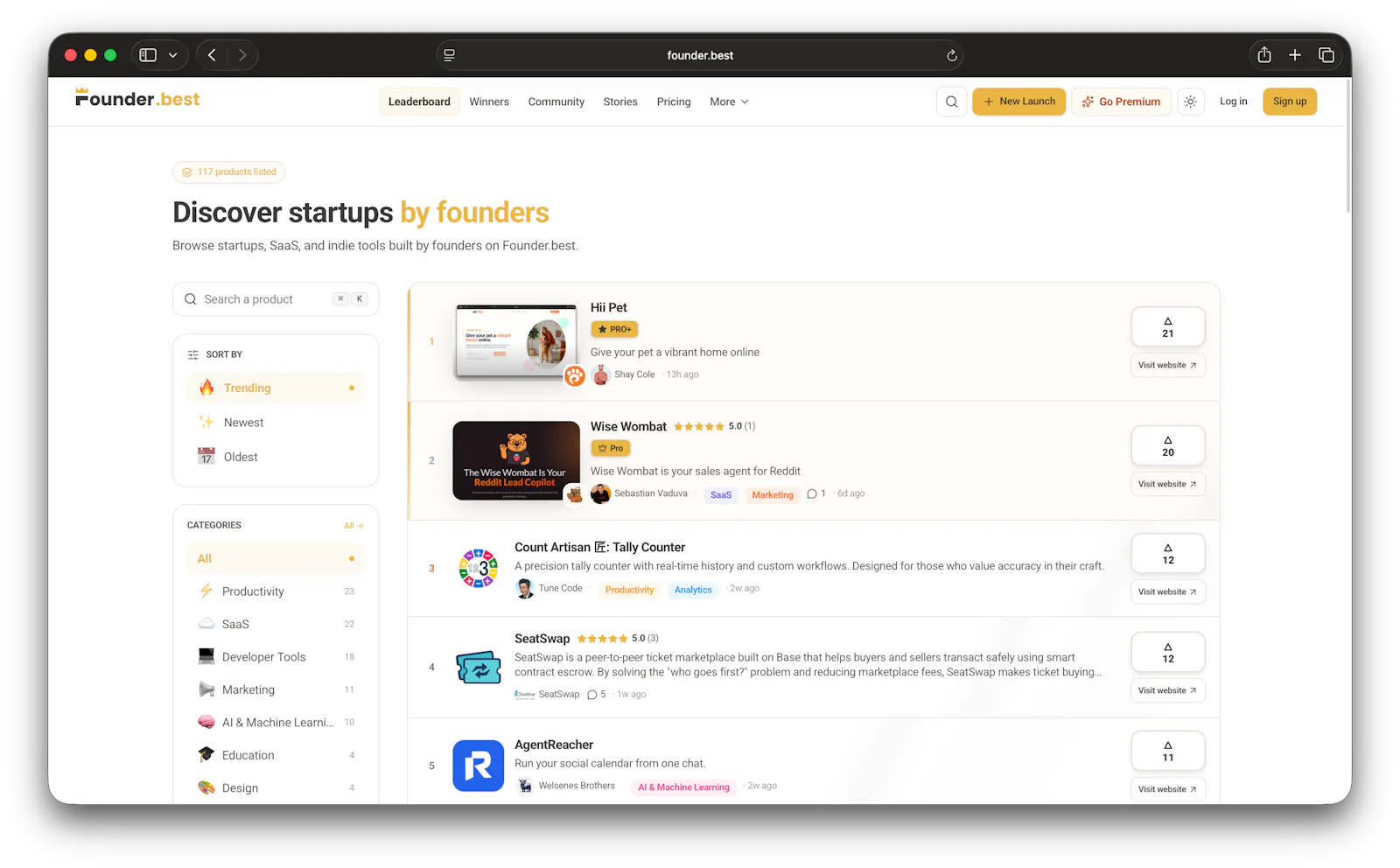 Founder.best screenshot 3