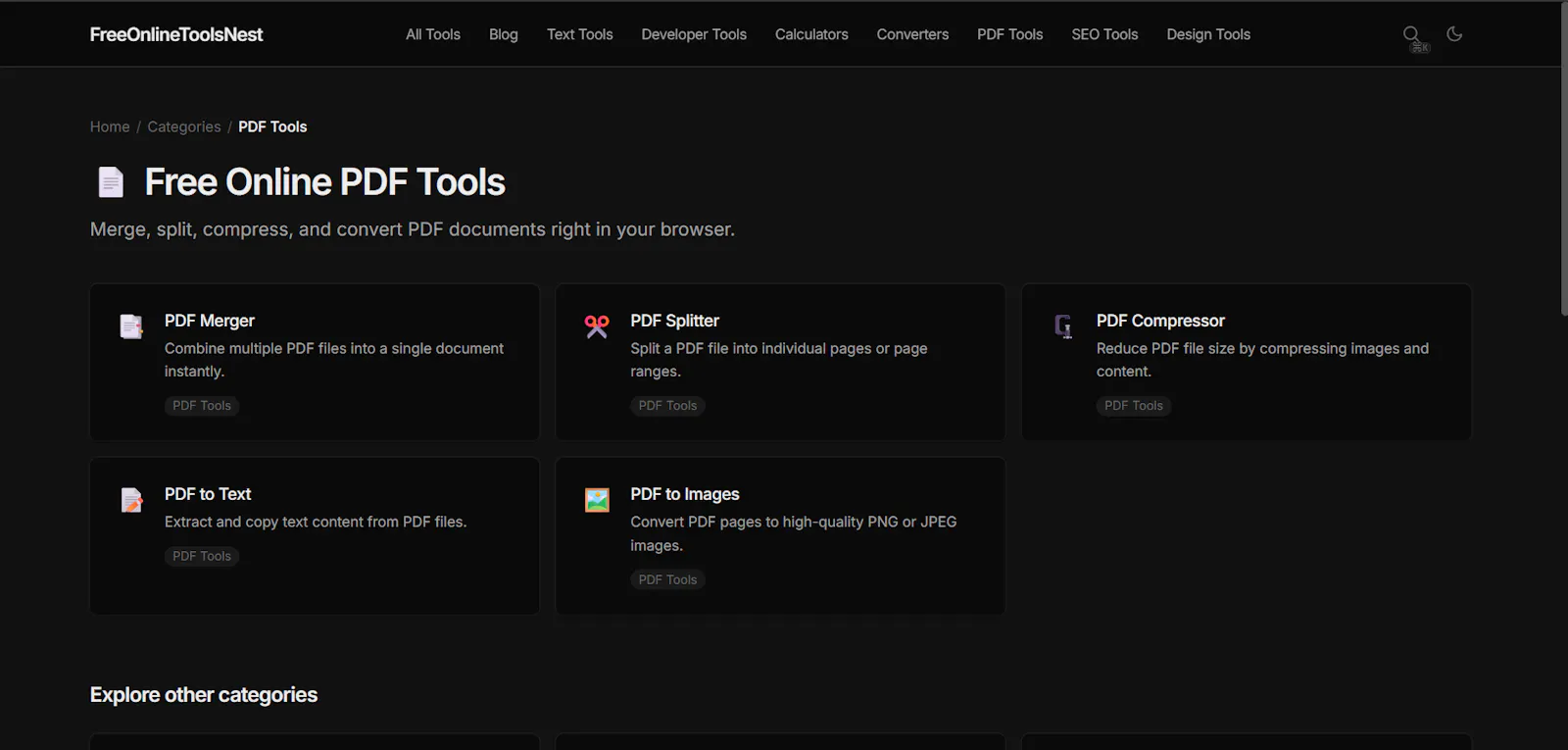 Free Online Tools Nest screenshot 4