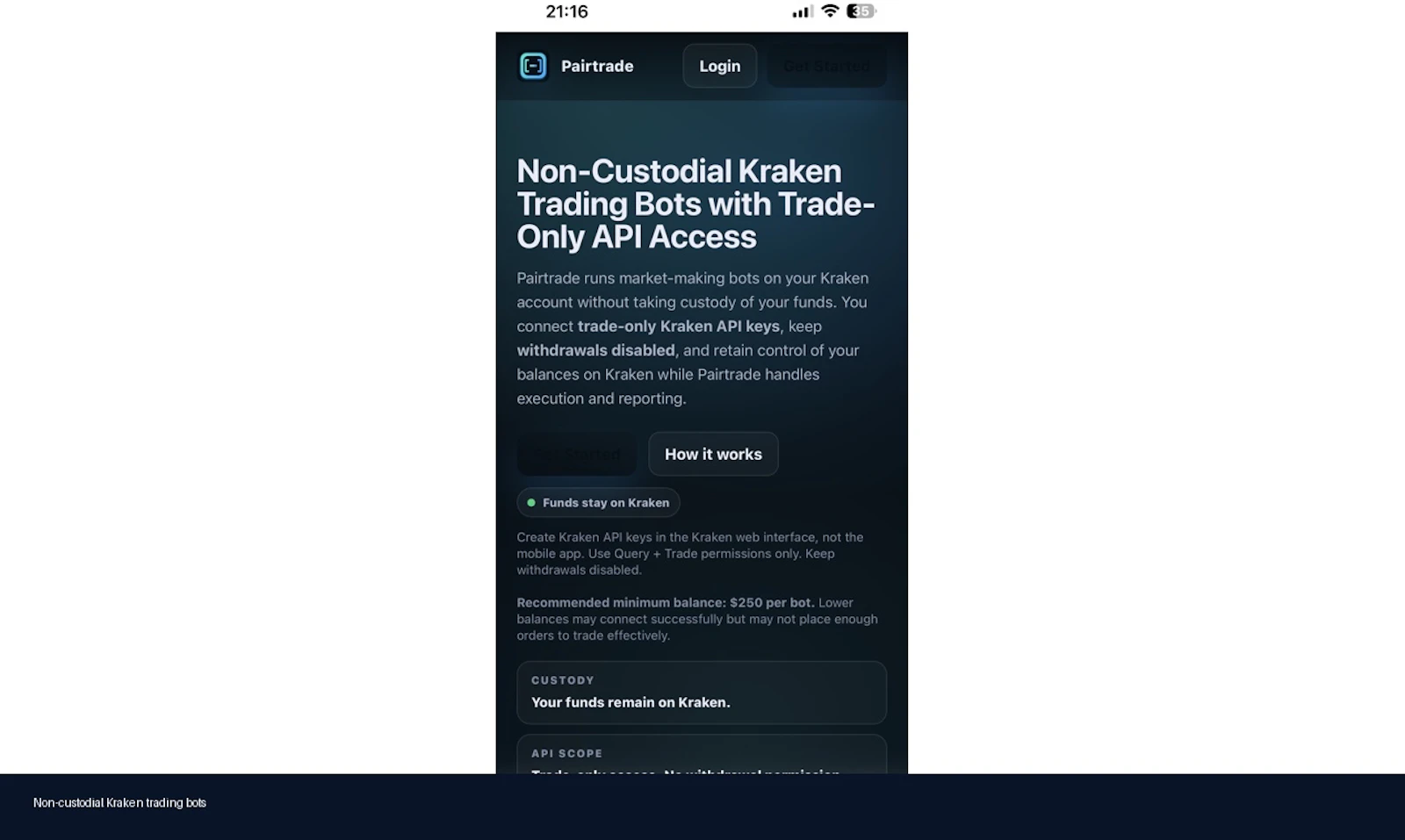 Pairtrade.io screenshot 4