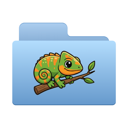 CamaleonFiles — Free File Tools Online - Product Hunt launch logo and brand identity