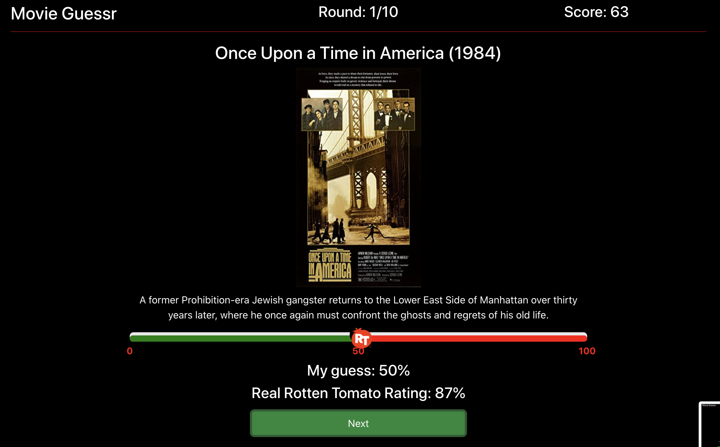 Movie Guessr gallery image