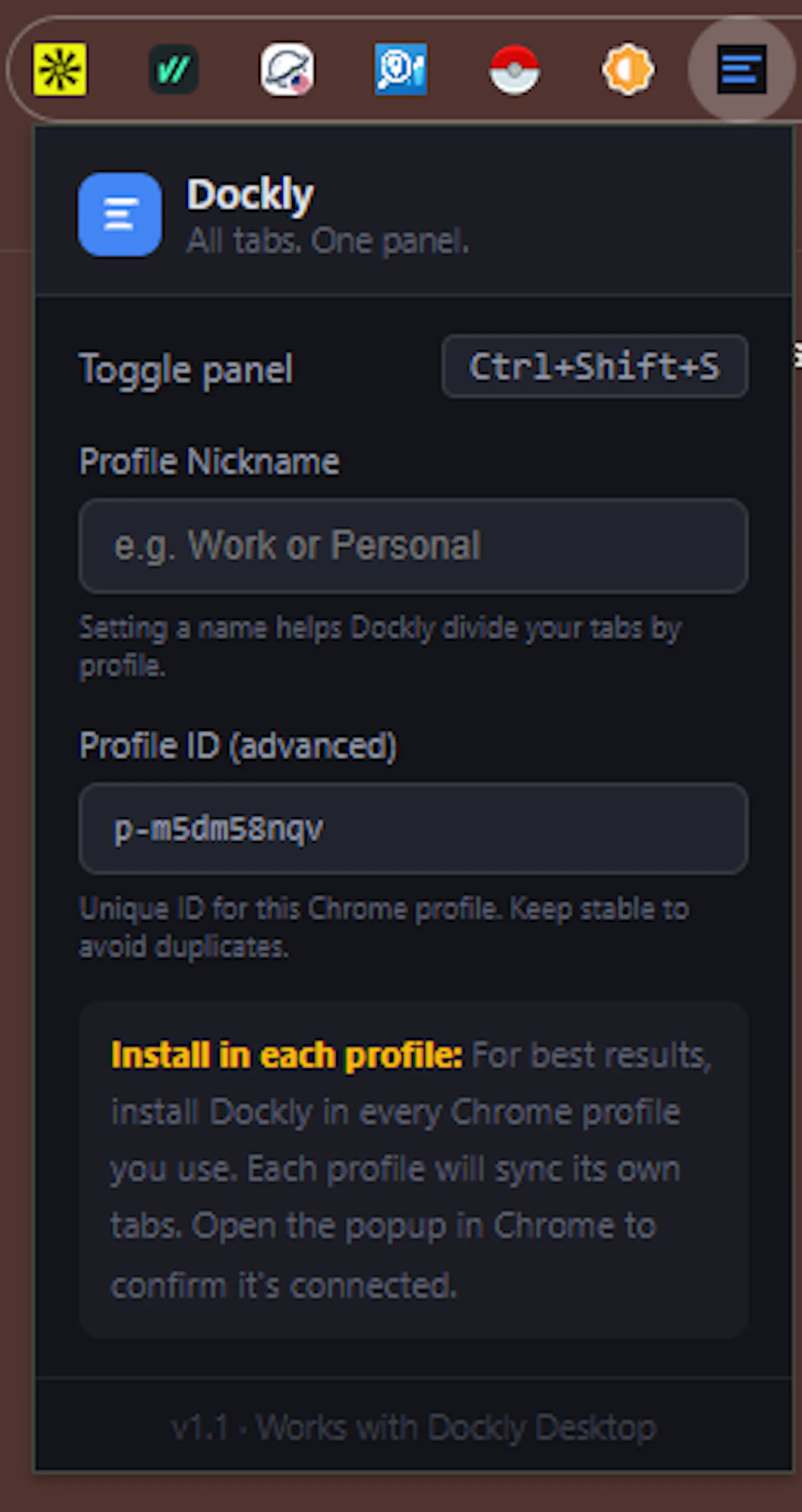 Dockly screenshot 2