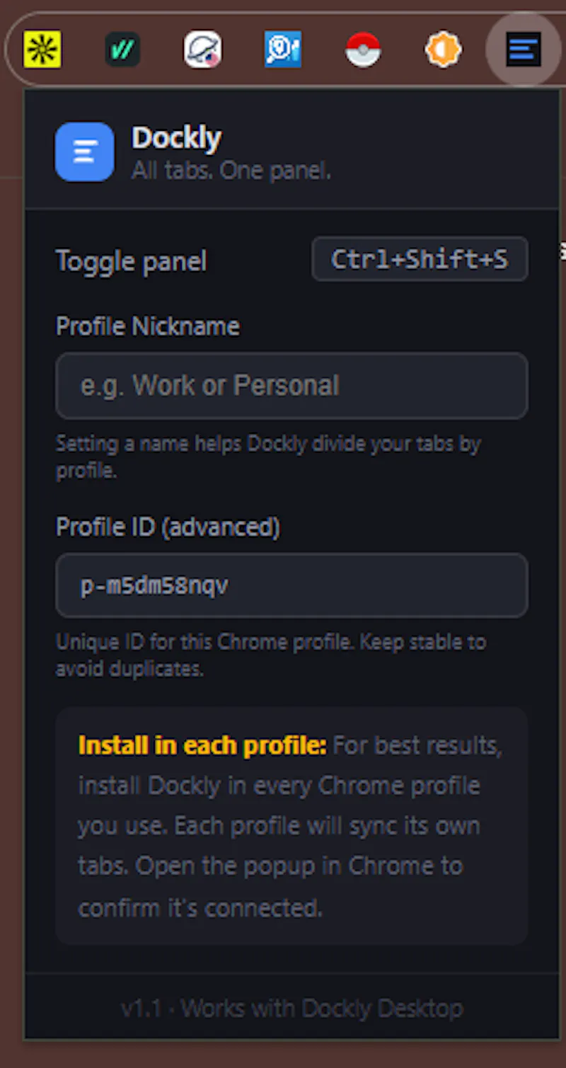 Dockly screenshot 2