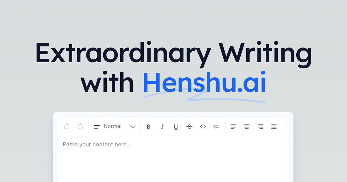 Henshu.ai - 글쓰기는 특별했습니다 미디어 1