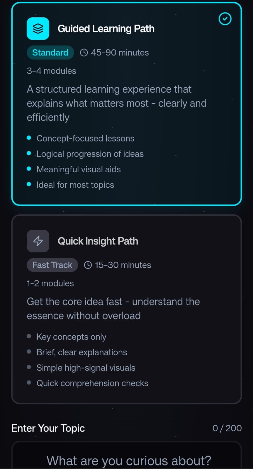 omniscient ai learning - Screenshot 3 showing product features and functionality