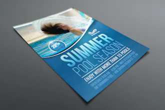 Swimming Pool Flyer Template gallery image