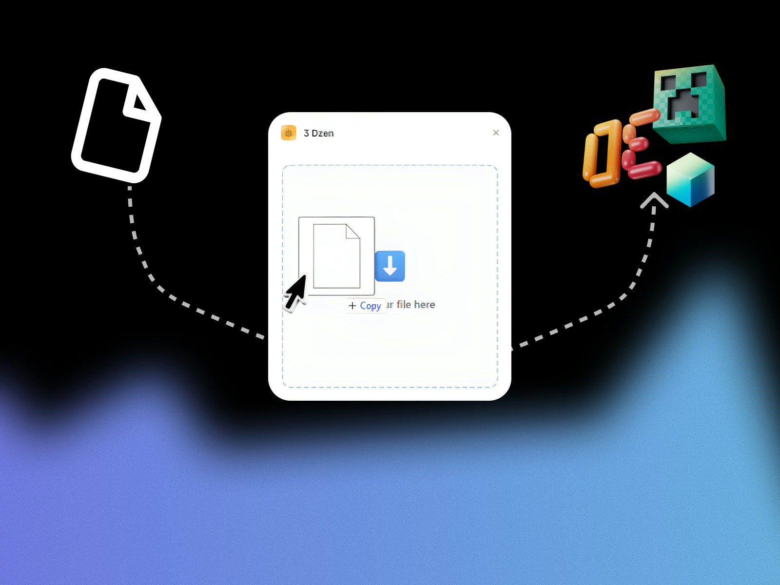 3Dzen — Framer 3d importer - Main product screenshot demonstrating key features and user interface