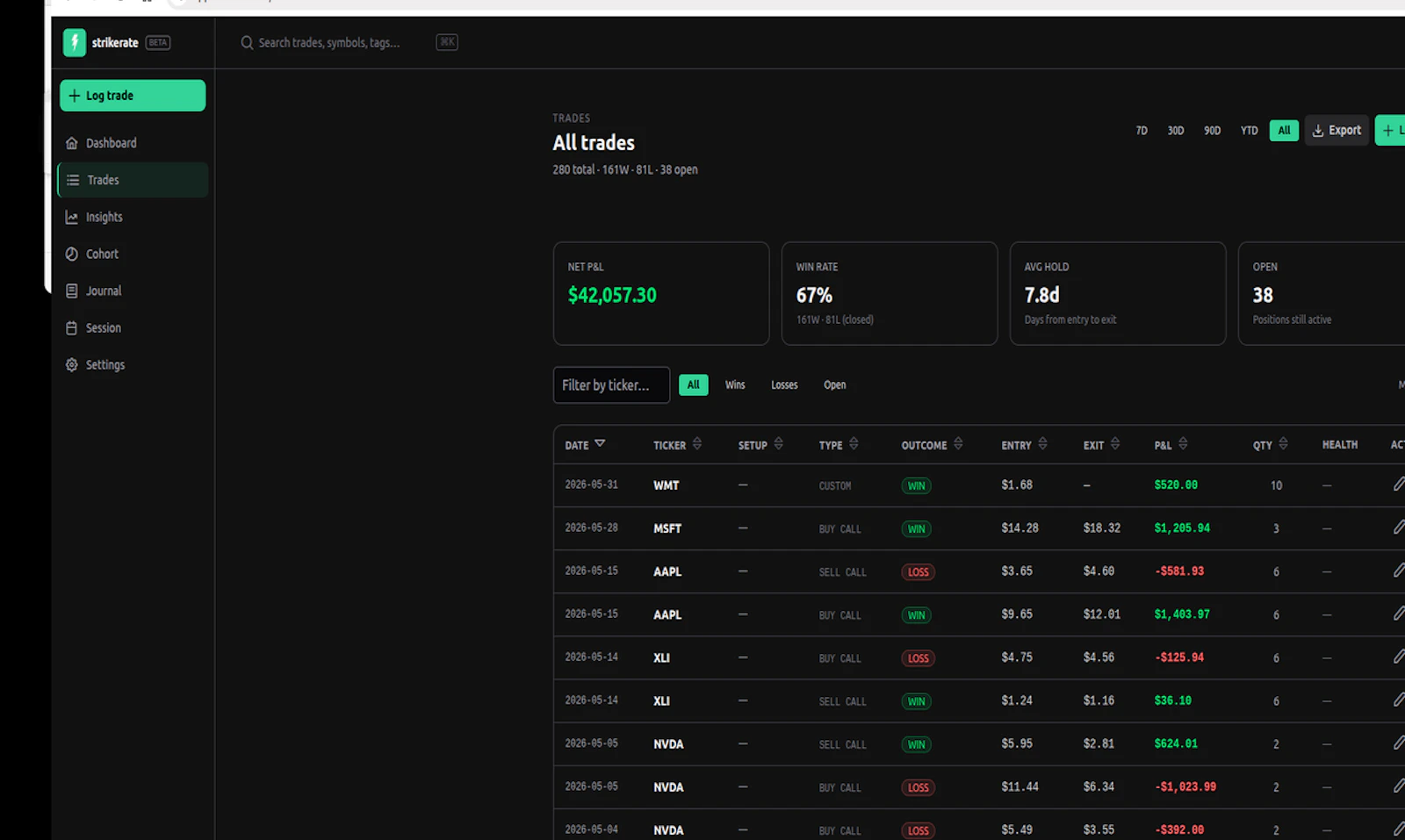 Strikerate screenshot 3
