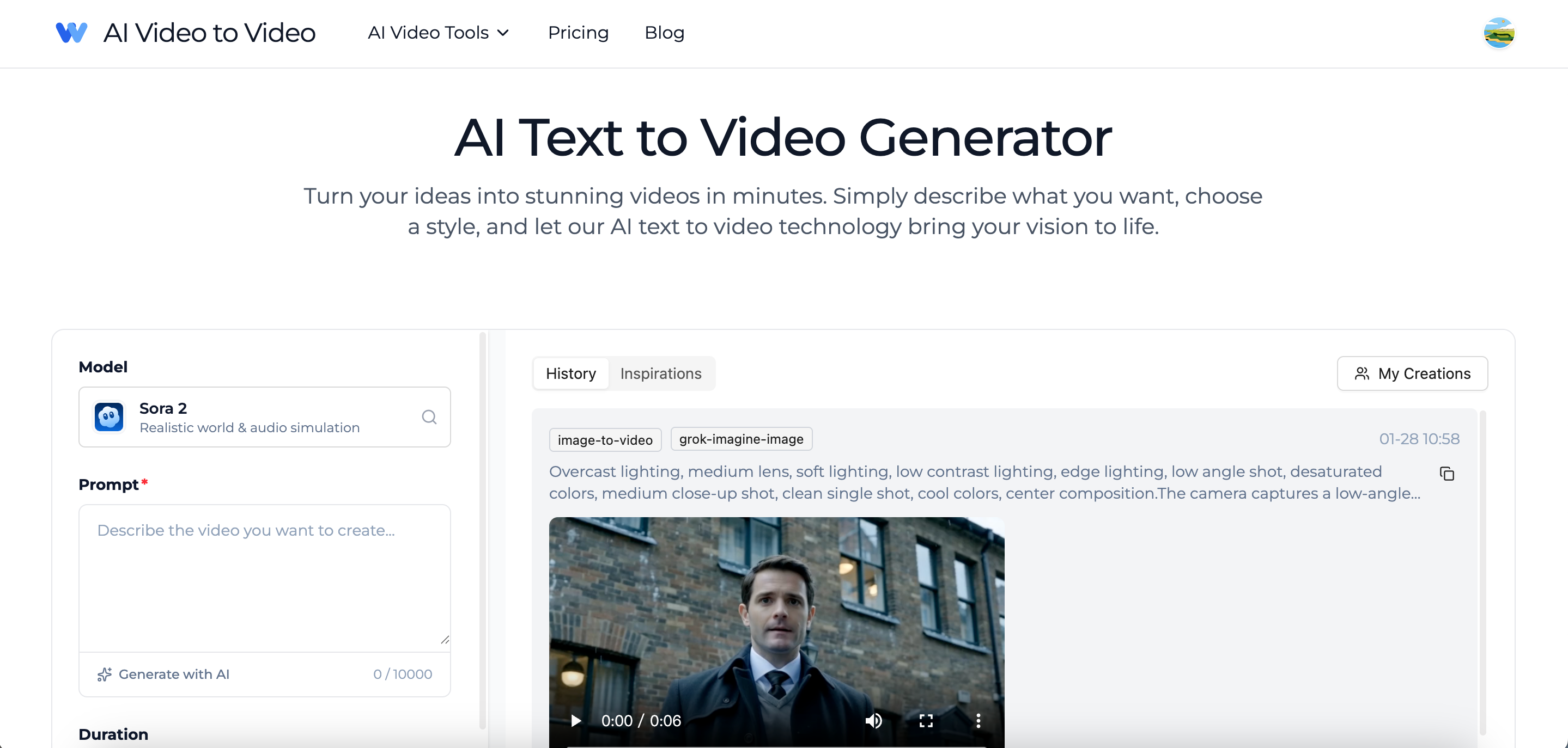 Ai Video To Video - Screenshot 2 showing product features and functionality