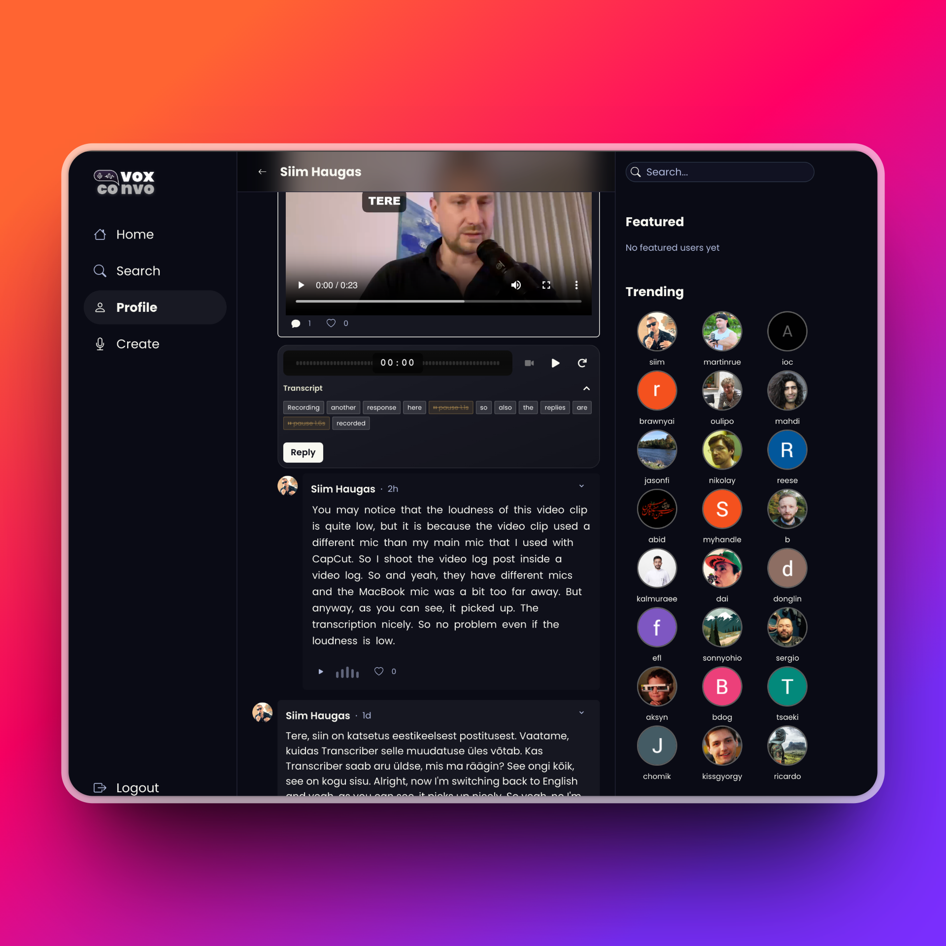 VoxConvo gallery image