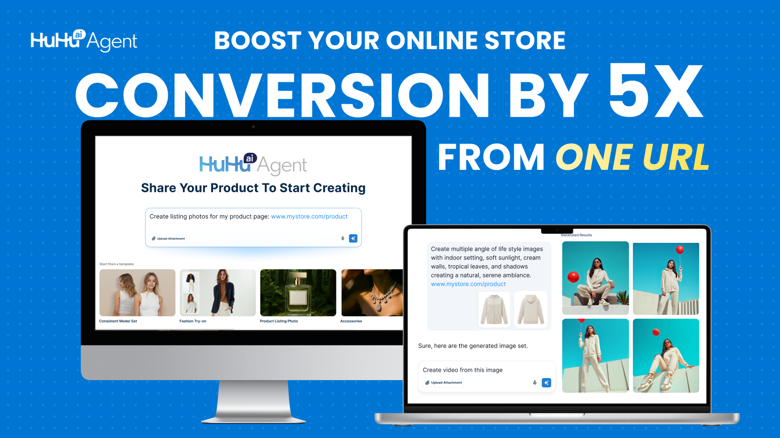 HuHu AI Agent for E-Commerce media 2
