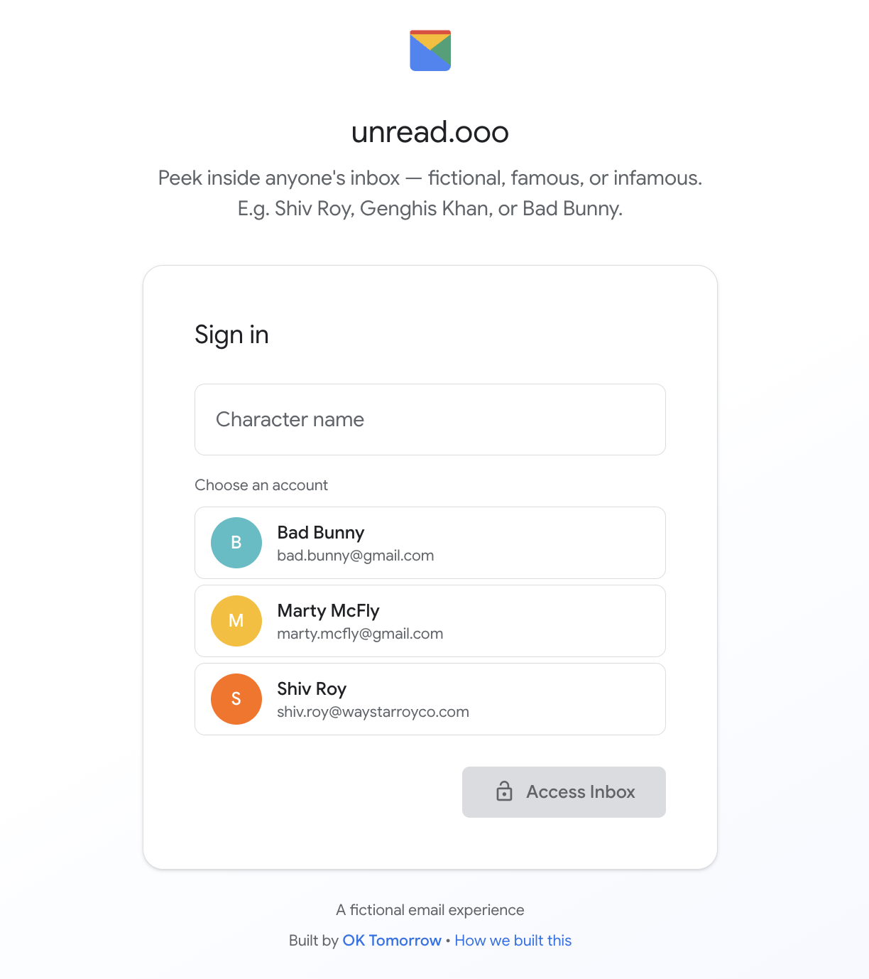 unread.ooo - Screenshot 2 showing product features and functionality