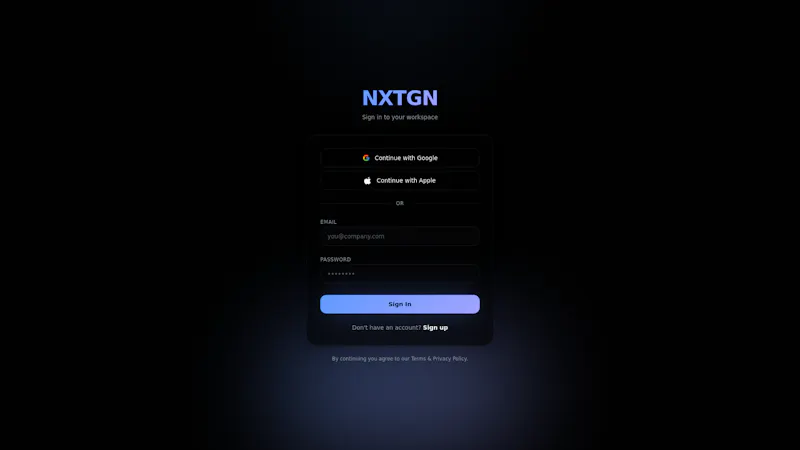 NXTGN screenshot 1