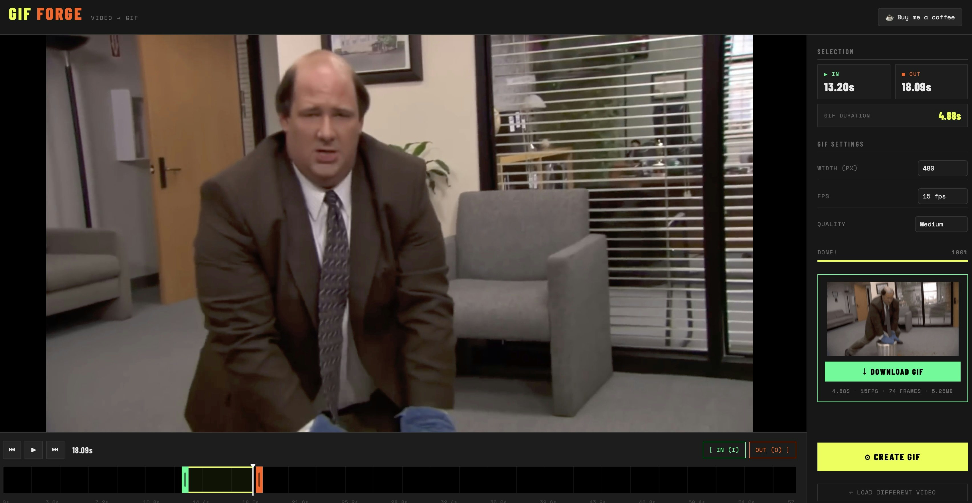 GIF FORGE - Screenshot 2 showing product features and functionality