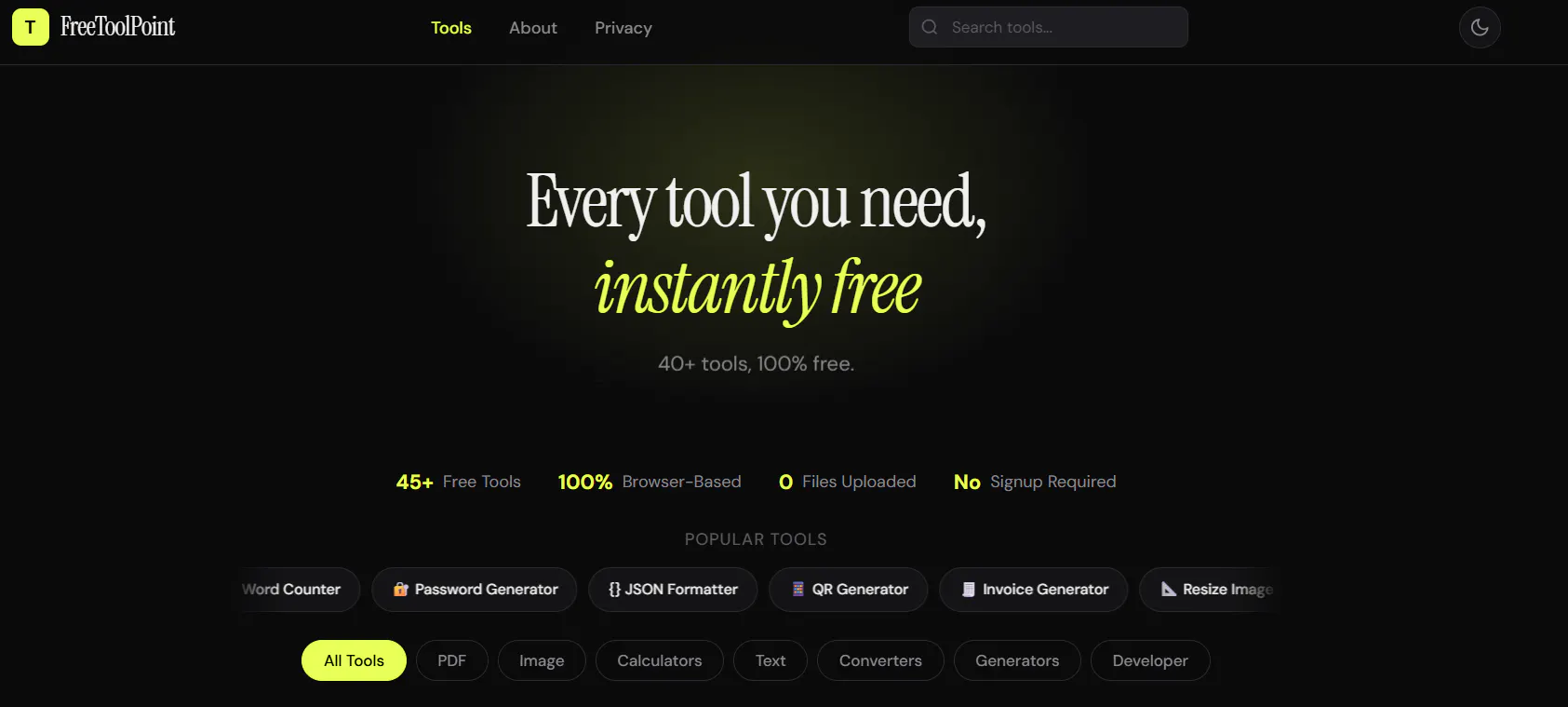 FreeToolPoint 项目横幅