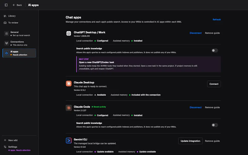AirWiki screenshot 2