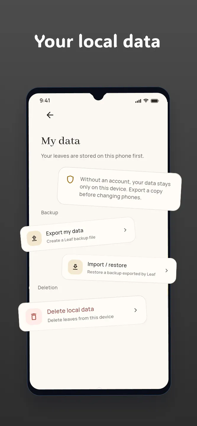 Leaf: Sticky Notes & Tasks screenshot