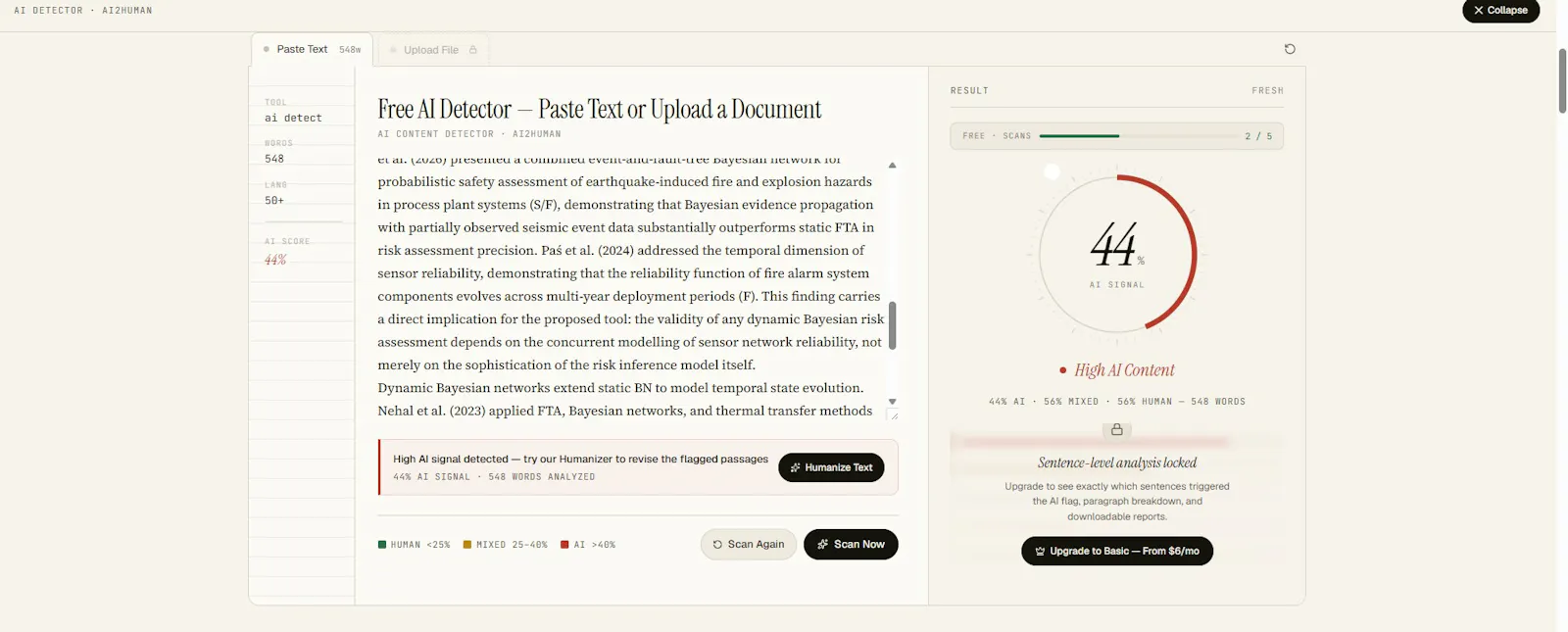 AI text Detector screenshot 3