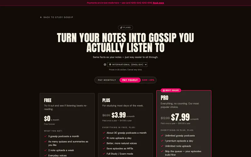 Study Gossip screenshot 11