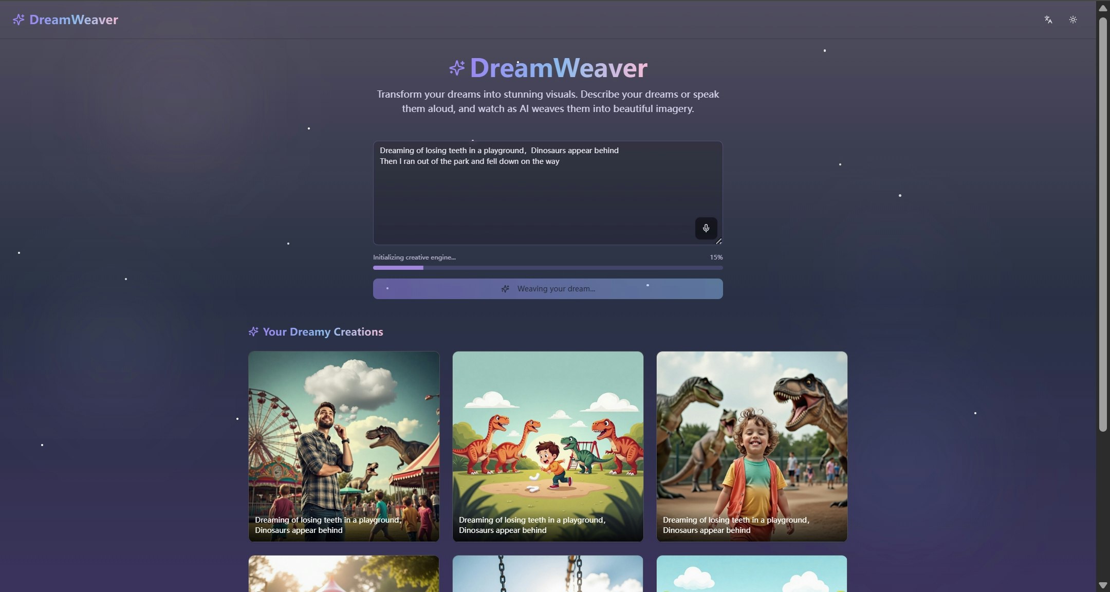 Dream Weaving media 1