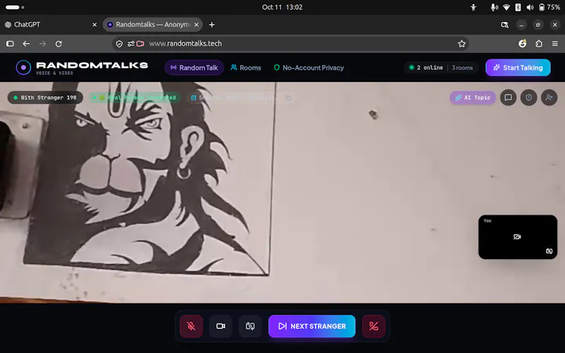 Randomtalks screenshot 1
