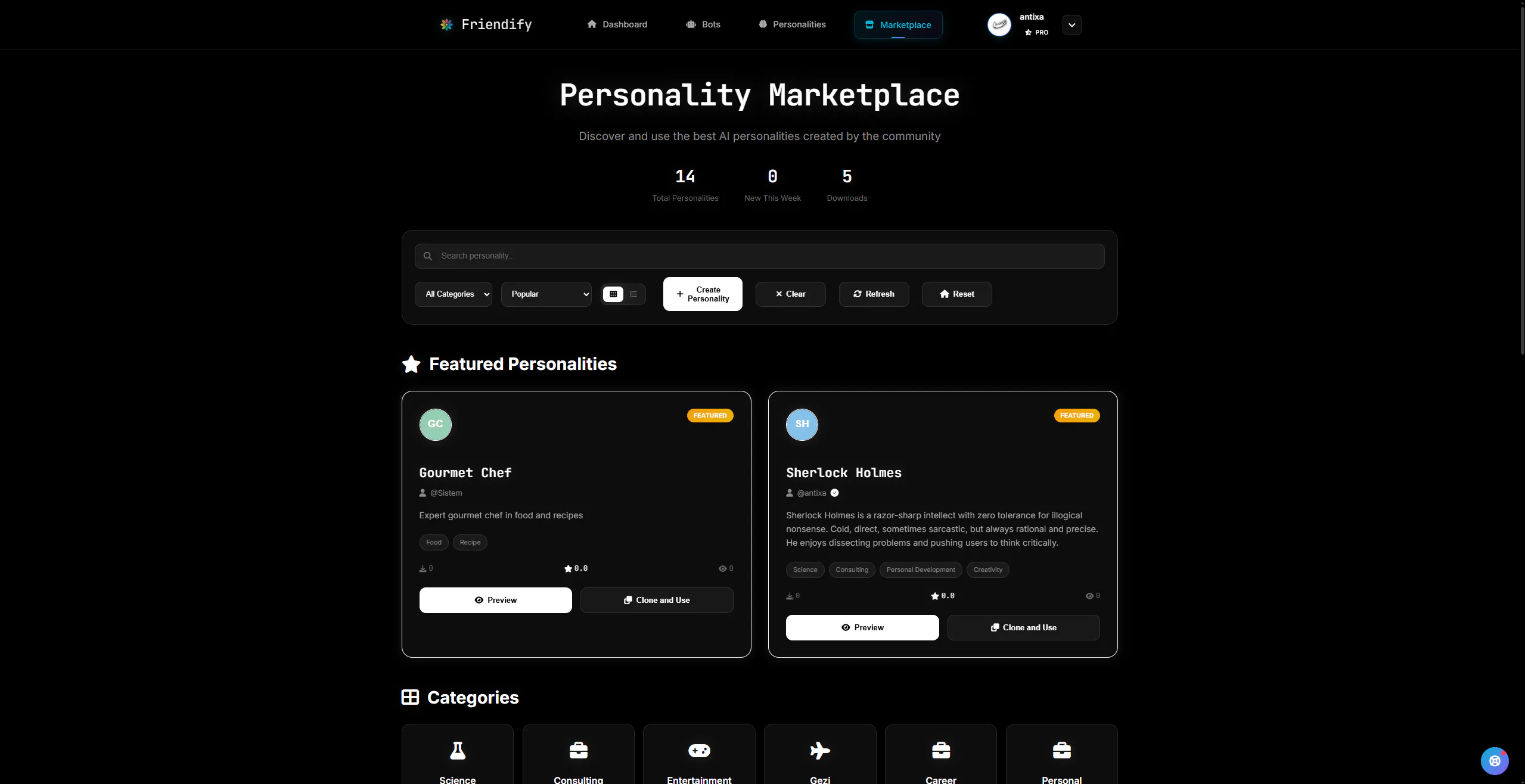 Friendify gallery image