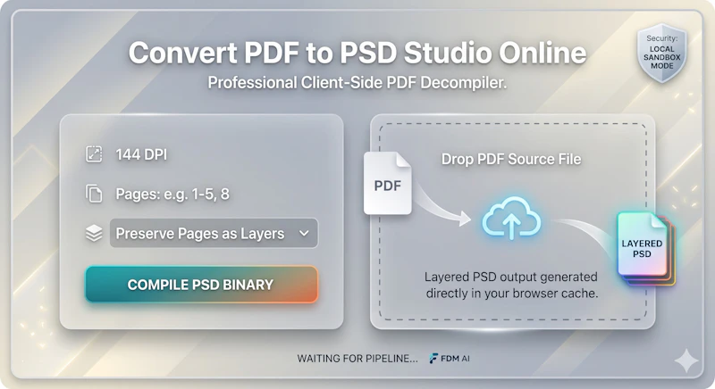 FDM AI PDF to PSD Converter screenshot 2
