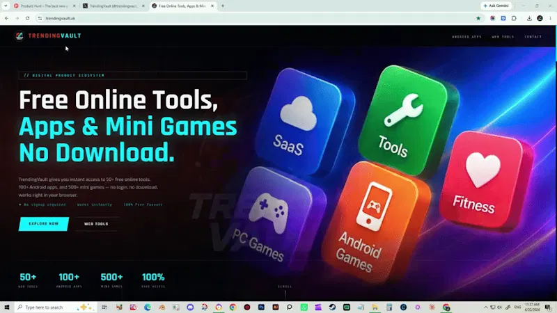 TrendingVault screenshot 1 (video preview)