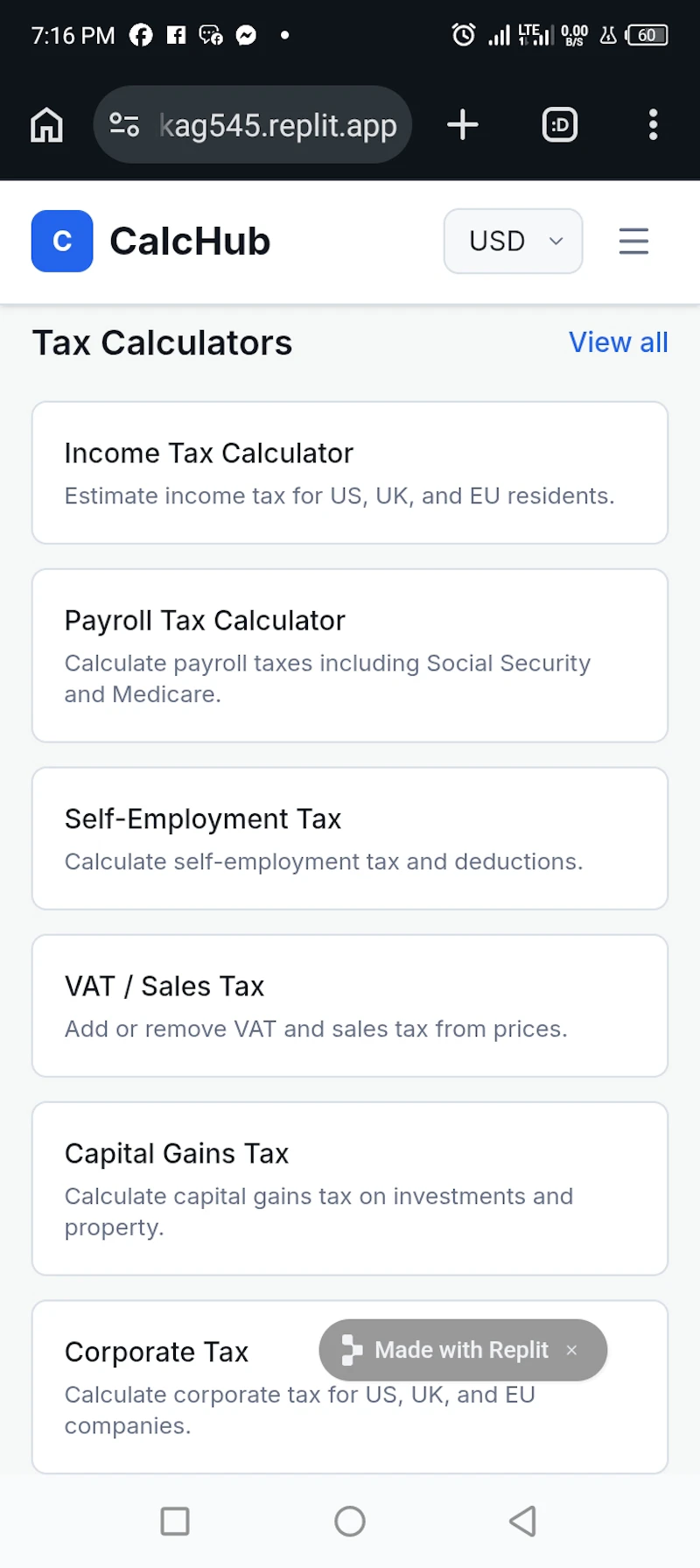 CalcHub screenshot 5