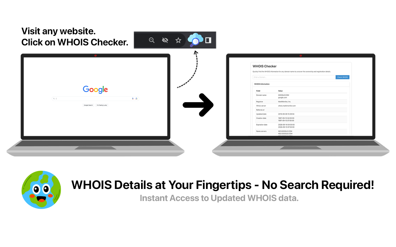 WHOIS चेकर - क्रोम एक्सटेंशन media 2