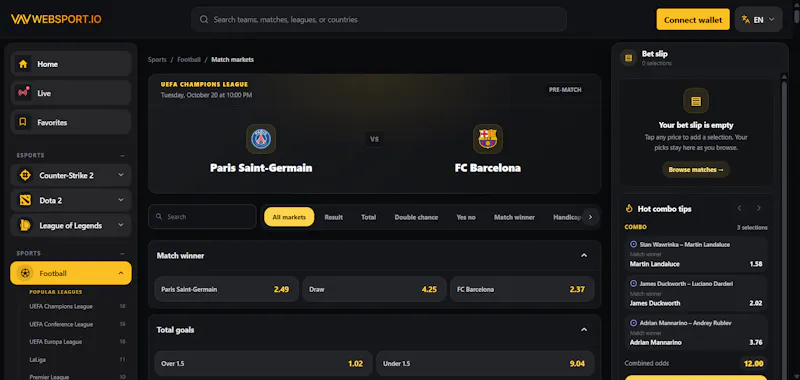 WebSport screenshot 3
