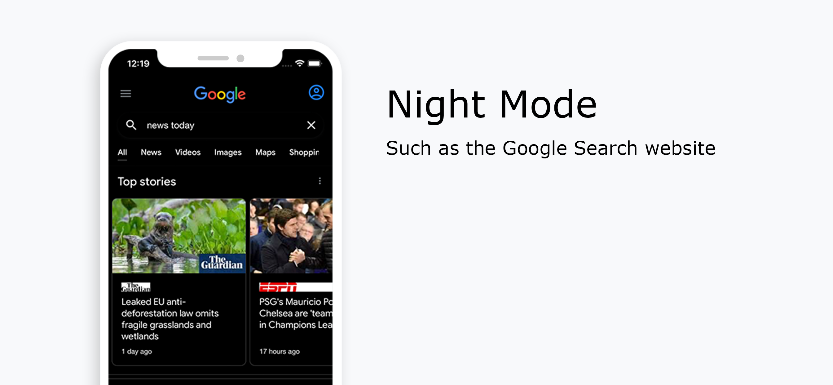 Turn Off the Lights for Safari - iOS gallery image