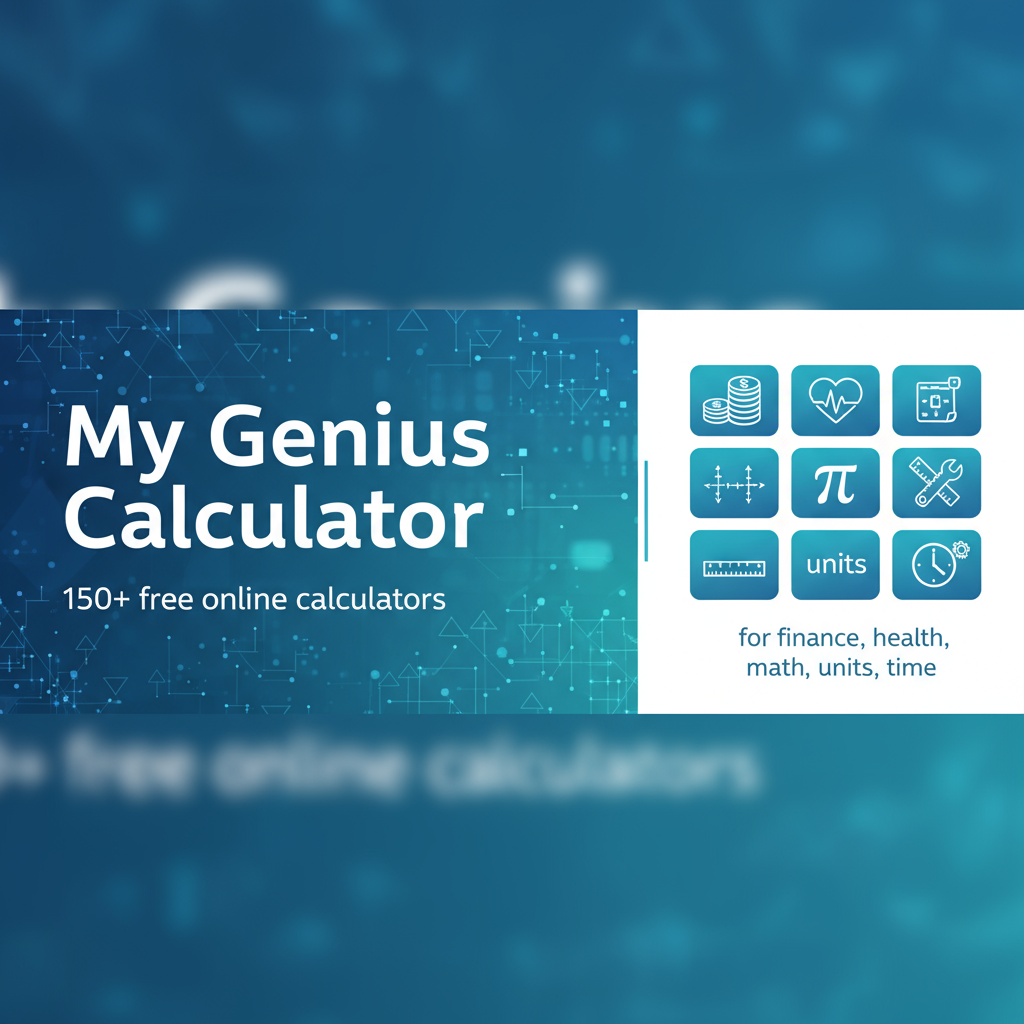 Mídia 1 de Minha calculadora genial - Calculadoras online gratuitas