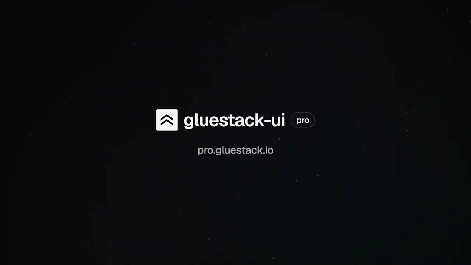 gluestack-ui pro screenshot 1 (video preview)