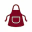 Maroon Apron - For Home Chefs
