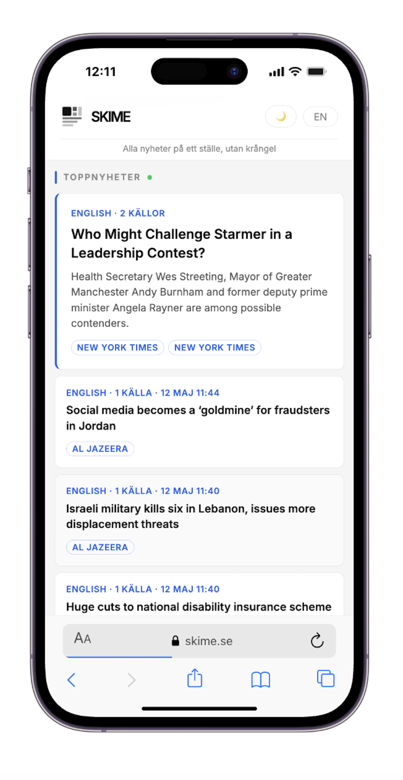 Skime screenshot 2