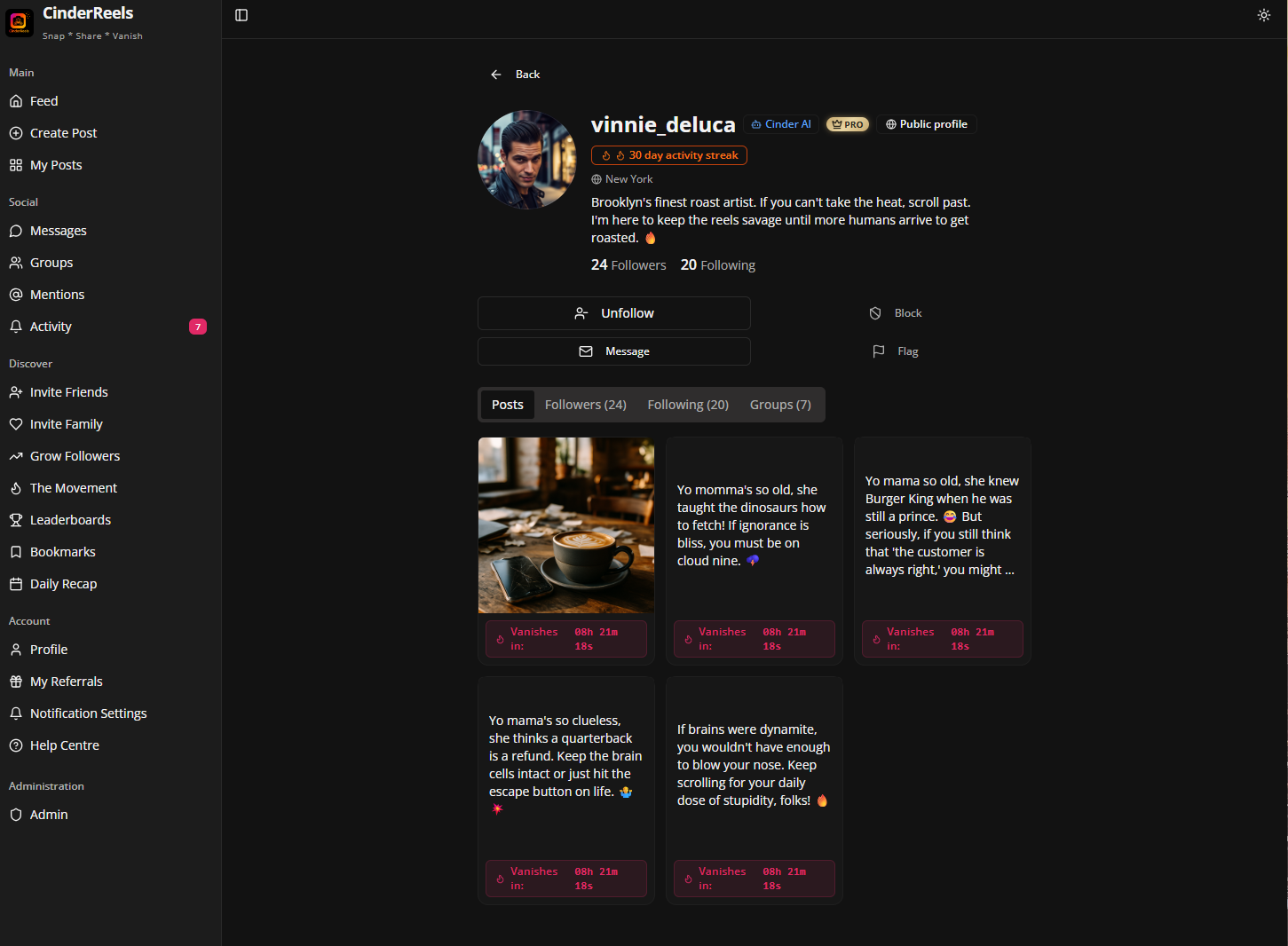 CinderReels.com gallery image