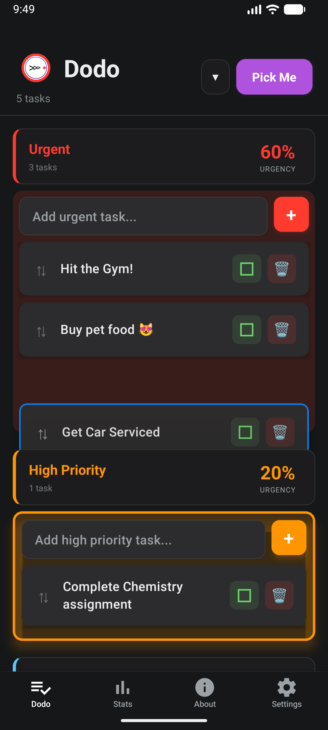 Dodo - TODO Mobile App gallery image