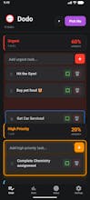Dodo - TODO Mobile App gallery image
