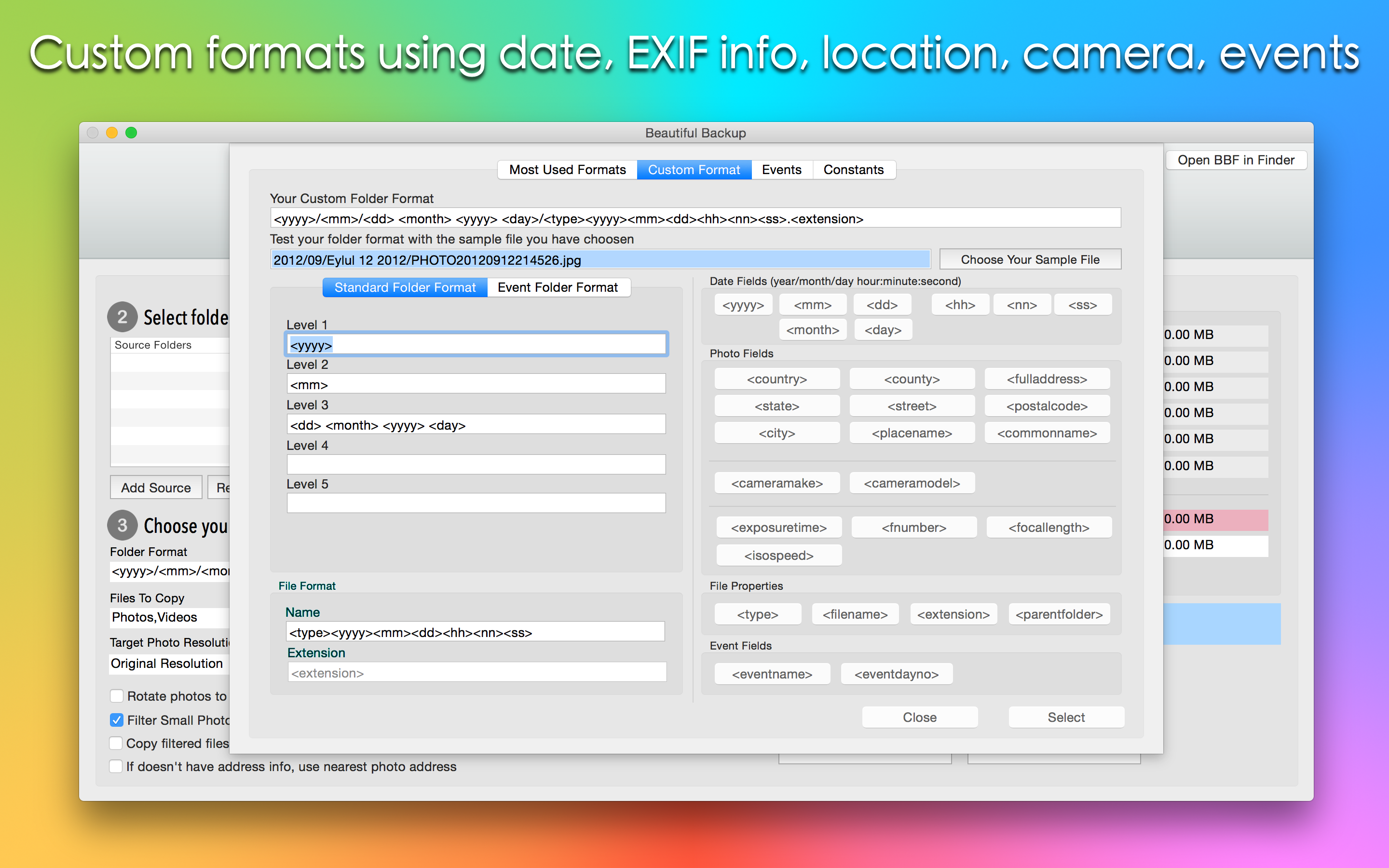 Beautiful Backup gallery image