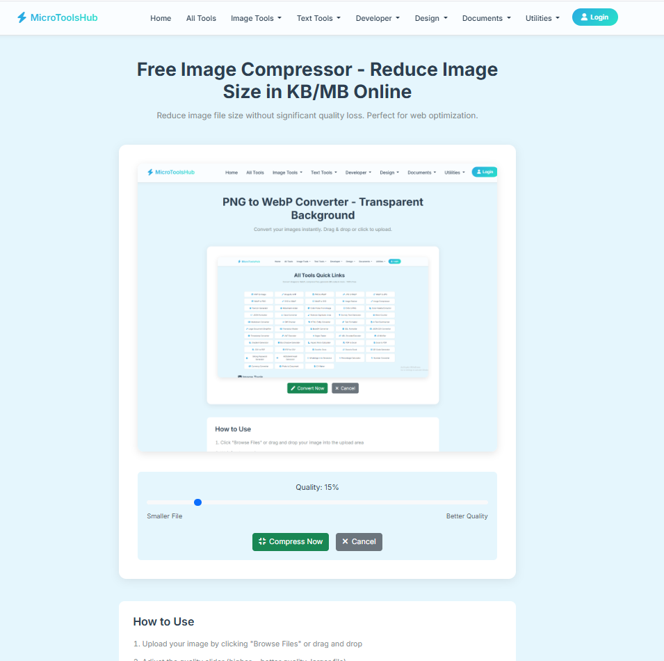 MicroToolsHub - Screenshot 4 showing product features and functionality