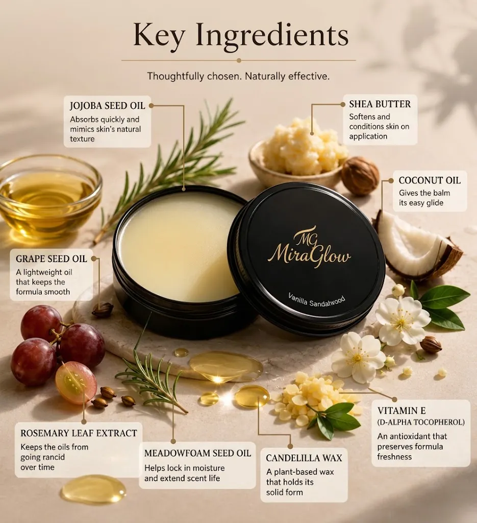 Vanilla Sandalwood Solid Perfume gallery image