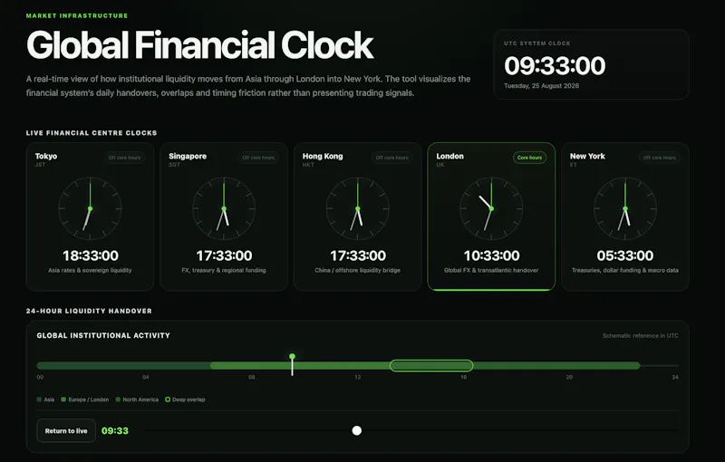 BondStats Global Financial Clock screenshot 2