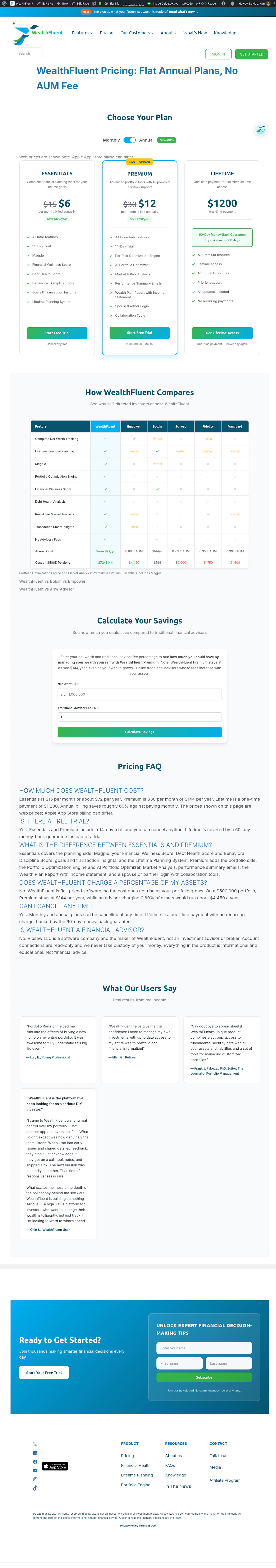 WealthFluent screenshot 3