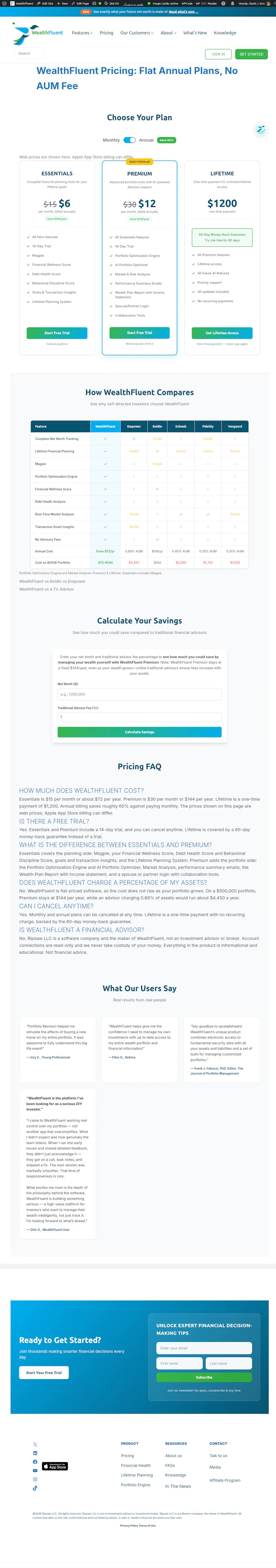 WealthFluent screenshot 3