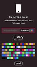 Full Screen Color Tester gallery image