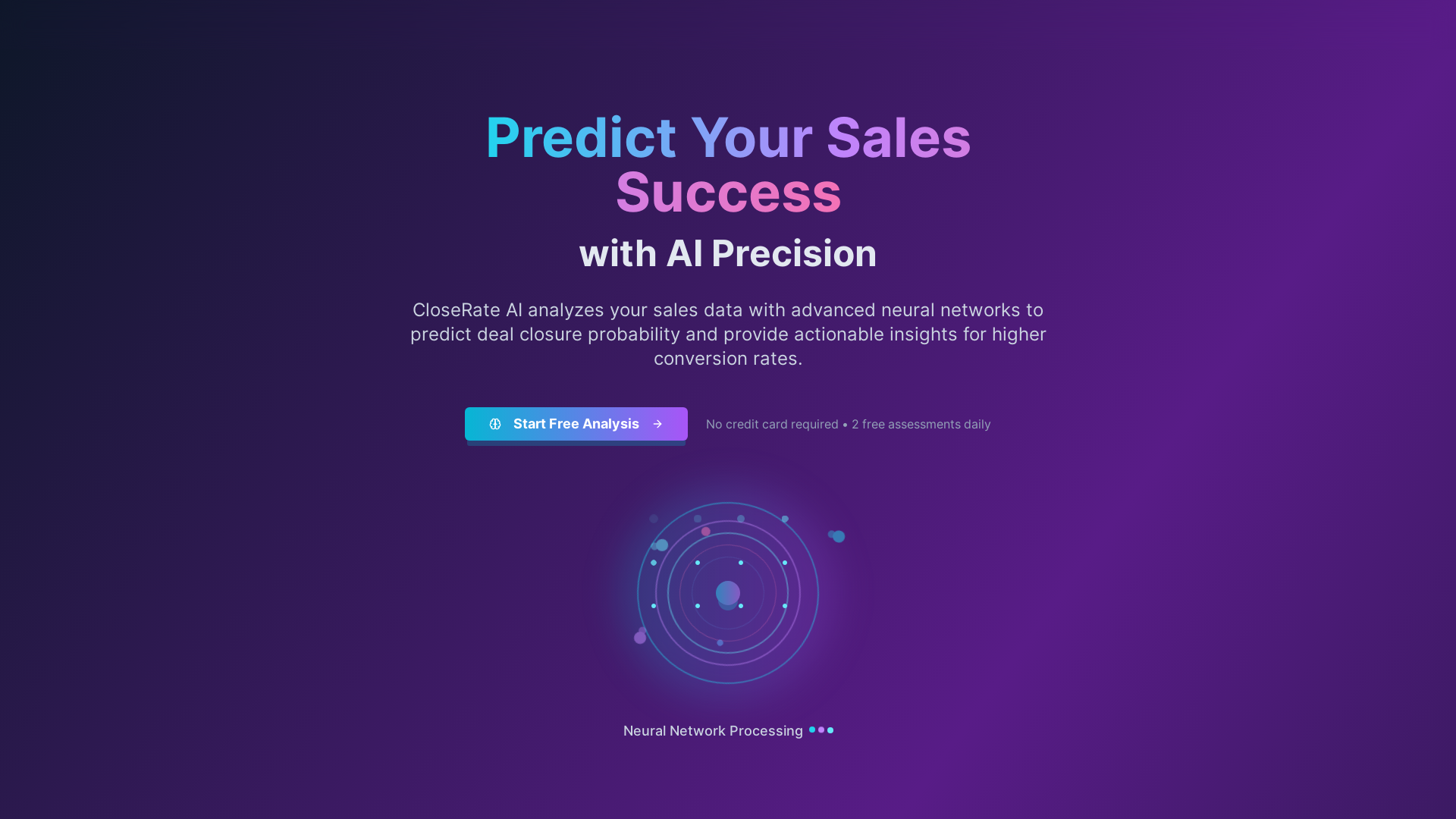 Closerateai - AI 기반 예측으로 거래 폐쇄율을 높이십시오 미디어 1
