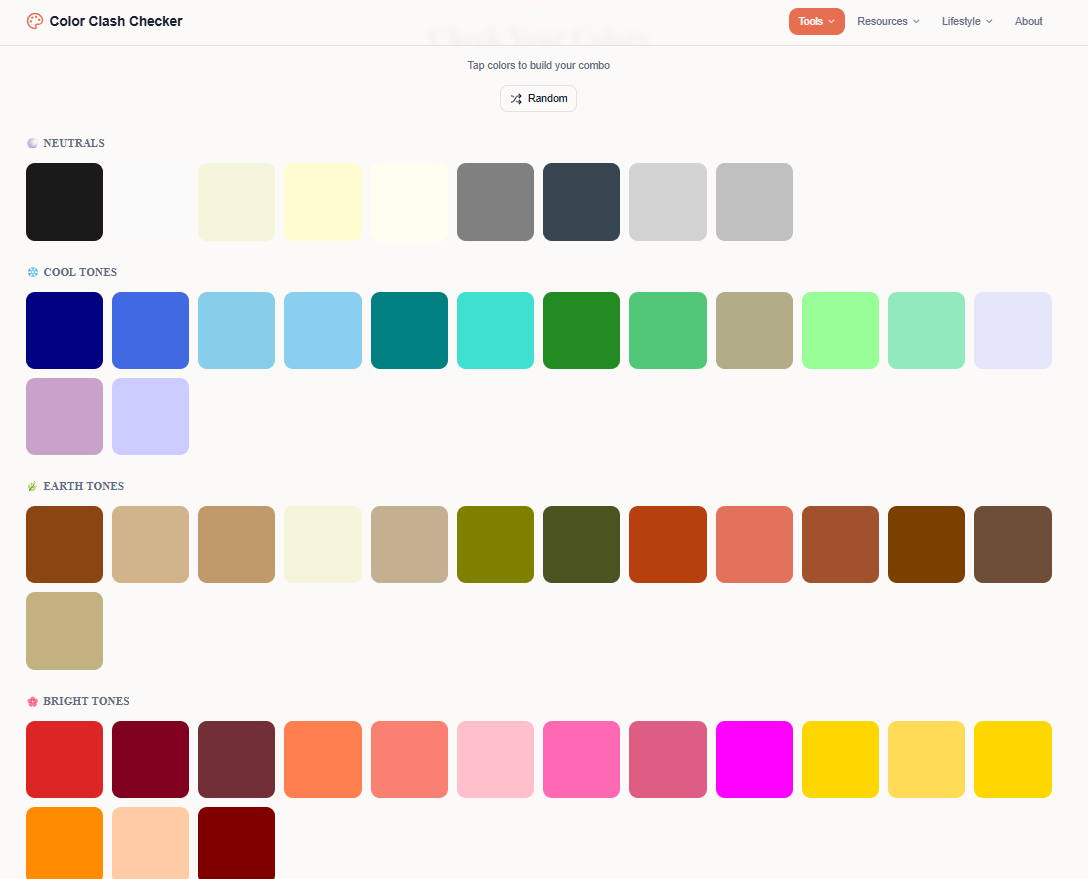 Color Clash Checker gallery image