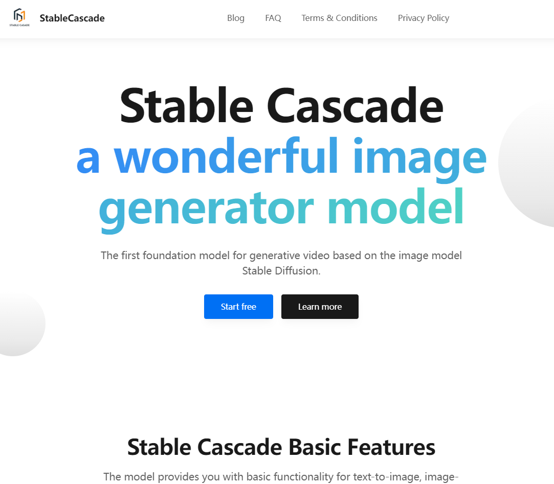 Stable Cascade Free